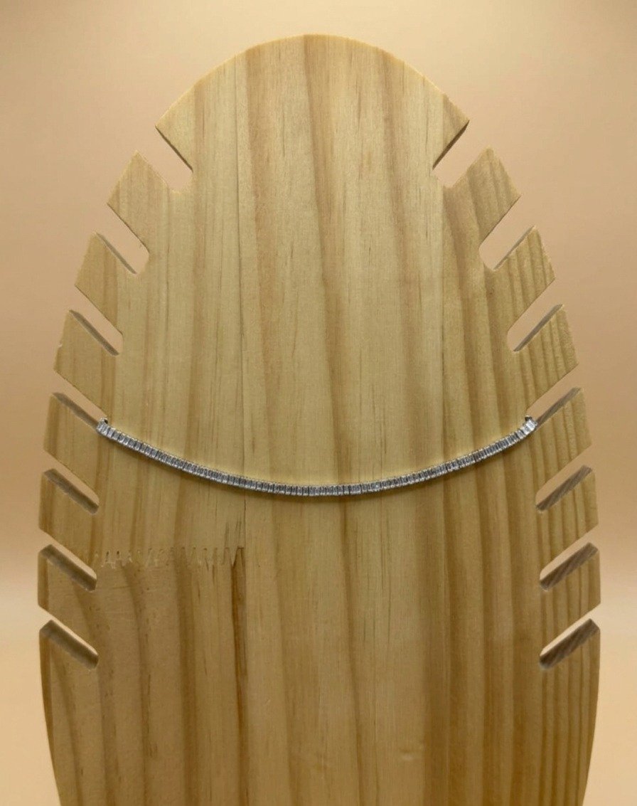 The Baguette Shimmer Tennis Choker