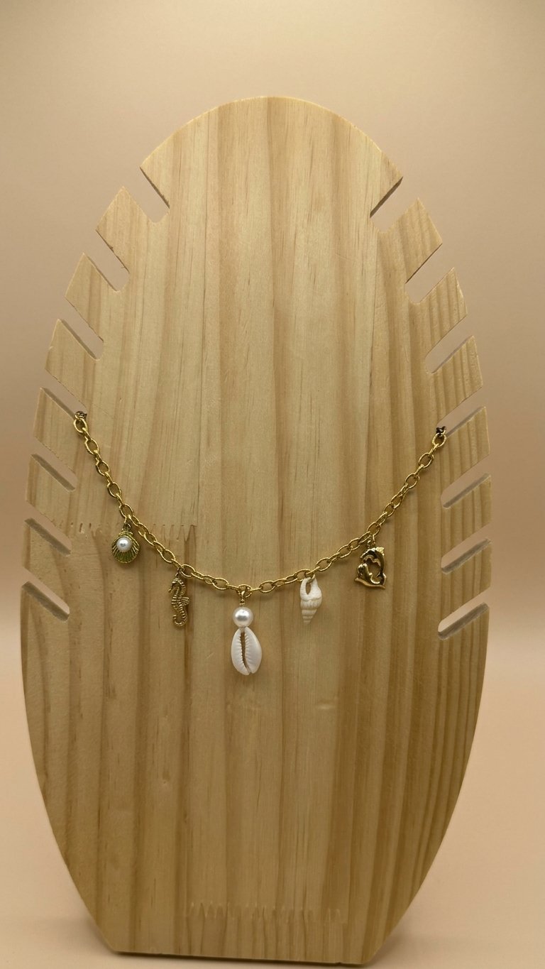 Aegean Currents Charm Necklace