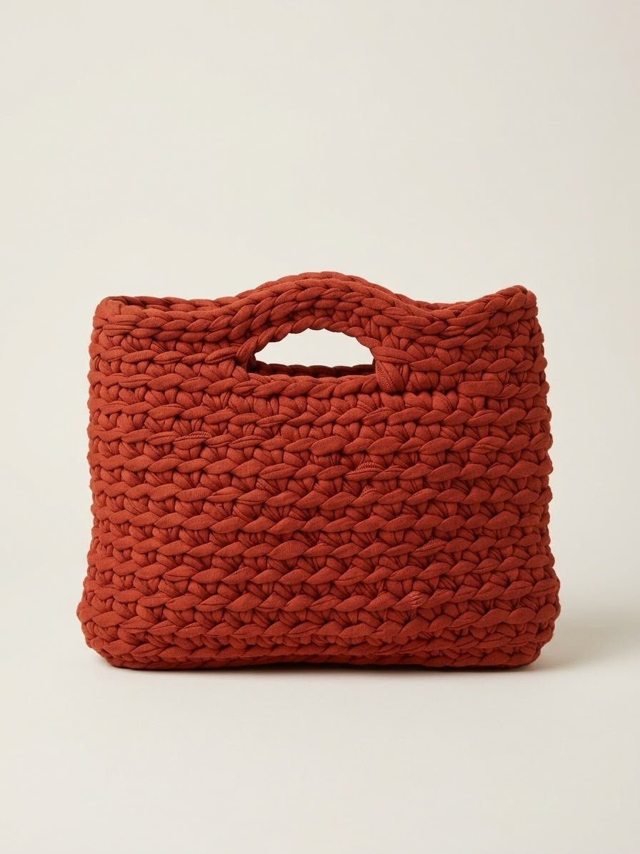 Red Chunky Tote