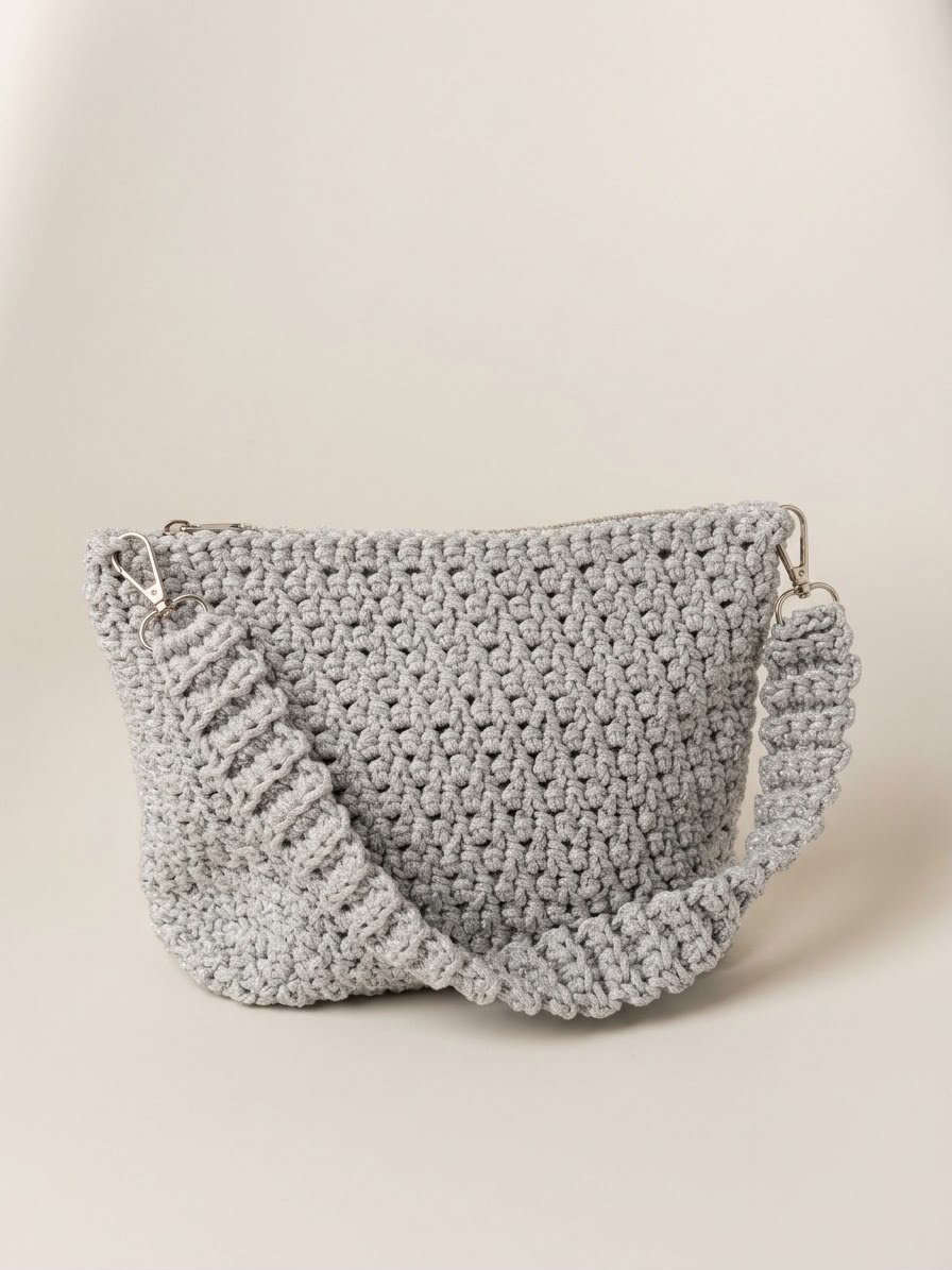 Cloud Sparkly Crochet Bag